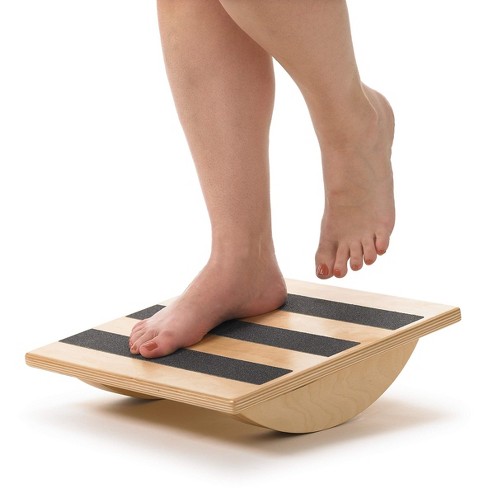 OPTP Original Wooden Uniplane Rocker board - Professional Quality Balance Board and Stability Trainer - Ankle Strengthener, Lower Body Rehabilitation - image 1 of 4