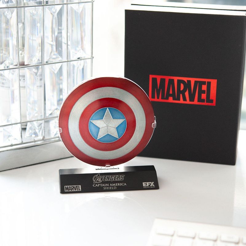 EFX Collectibles Marvel's The Avengers Captain America Shield 1:6 Scale Prop Replica (4" diameter), 5 of 8