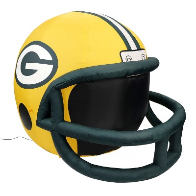 Fabrique NFL GREENBAY PACKERS Team Inflatable Helmet   4 ft., 4 ft Tall, Yellow