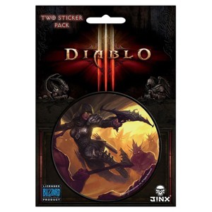 JINX Inc. Diablo III 3" Round Sticker 2-Pack: Demon Hunter Class - 1 of 1