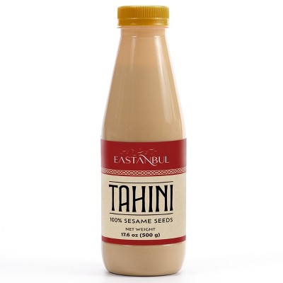 Eastanbul Tahini, Tahini Paste for Hummus, Tahini Cream, Tahini Sauce, 1.1lb