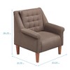 ECR4Kids Atticus Arm Chair, Raisin - image 2 of 4