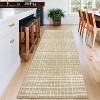 Washable Modern Striped Area Rug with Non-Slip Backing, Stain Resistant, Low Pile Soft Touch Carpet, Folding Floor Cover for Bedroom and Apartment. - 2 of 4
