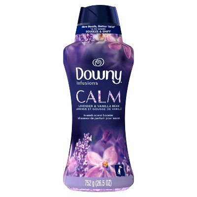 Downy Infusions Calm Lavender & Vanilla Bean Scent In-Wash Booster Beads - 26.5oz