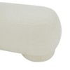 TOV Furniture Mara 43" Vegan Shearling Ottoman Brown 43.3"W x 17.3"D x 15.8"H - 4 of 4