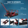 Hydraulic Motorcycle Lift Jack 1500 Lbs - Heavy Duty Motorcycle Lift Table with Wheels, Safety Pins and Rubber Platform - 3 of 4