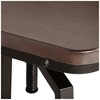 Elm Lane Bronze Swivel Bar Stool Brown 29 1/2" High Industrial with Backrest Footrest for Kitchen Counter Height Island Home Shed - 3 of 4
