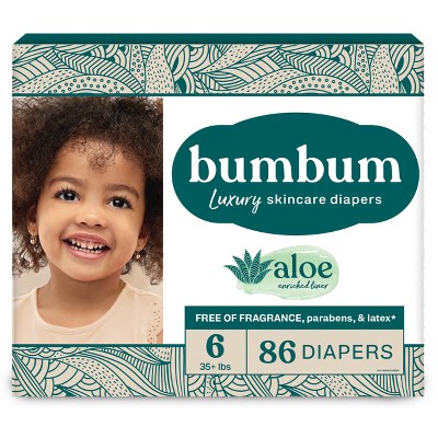 bumbum Luxury Skincare Disposable Diapers - (Select Size and Count)