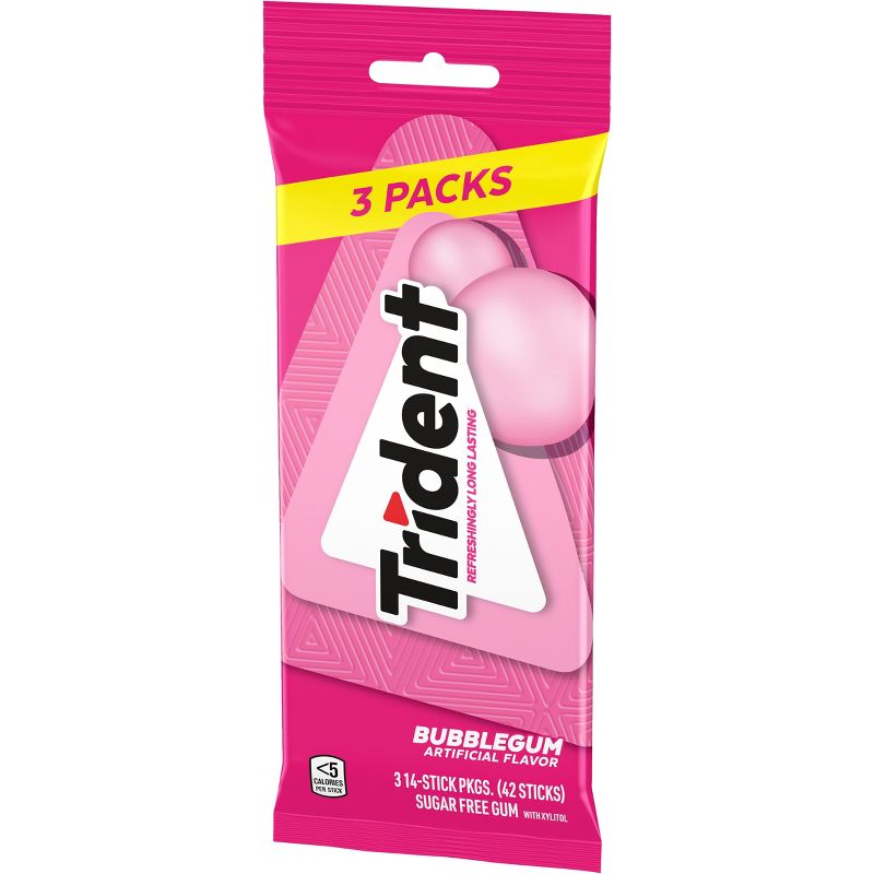 Trident Bubblegum Sugar Free Gum - 3ct/2.86oz, 6 of 12