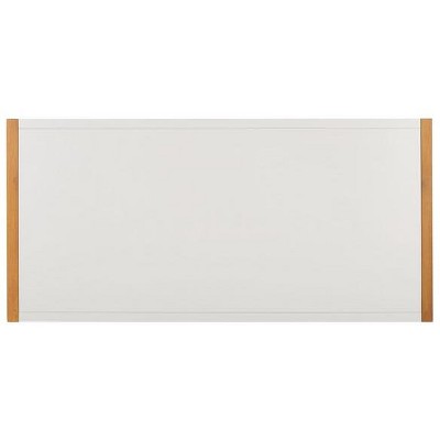 Ripley 46'' Oak and White Industrial Farmhouse Writing Desk
