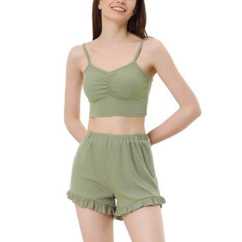 New Two Piece Colsie Pajama Shorts Set Women’s Teens Size Extra Small