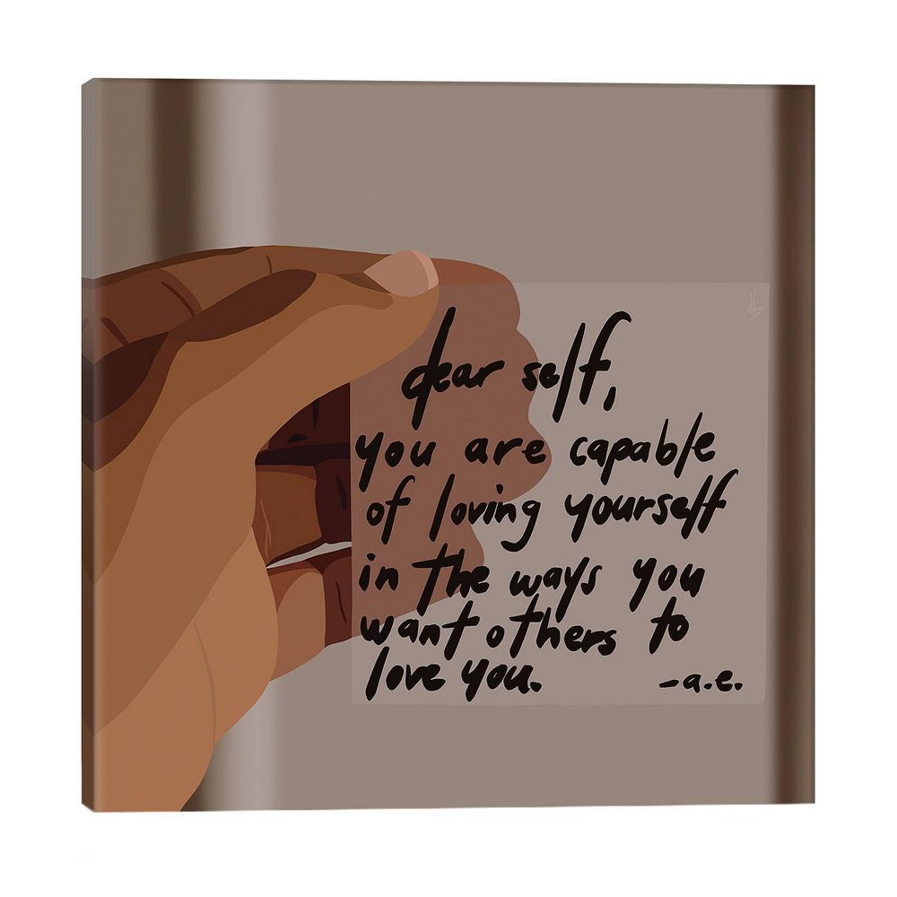 12" x 12" x 0.75" Alex Elle by Artpce Unframed Wall Canvas - iCanvas