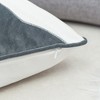 TopComfy Support Pillow Holiday Reindeer Velvet Accent Pillow with Insert for Seasonal Decor, White, 17"*17"*10" - 3 of 4