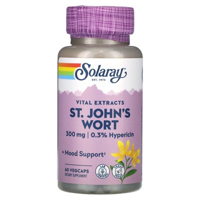 Solaray Vital Extracts, St. John's Wort, 60 VegCaps
