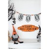 Gulches 67x7.3"H Iron Boo Banner with Bats, Halloween Holiday Decor - 4 of 4