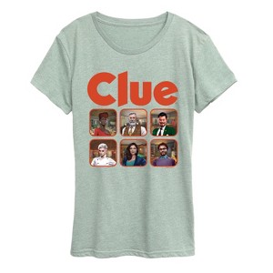 Women's - Clue - Clue Grid Short Sleeve Graphic T-Shirt - 1 of 3