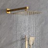 ALEXOUN Shower System with Shower Head, Hand Shower, Slide Bar, Bodysprays, Shower Arm, Hose, Valve Trim, and Lever Handles - 2 of 4