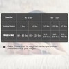 Costway 7 / 10 /15 / 20 lbs Heavy Weighted Blanket 3 Piece Set w/ Hot & Cold Duvet Covers Green/Pink - 3 of 4