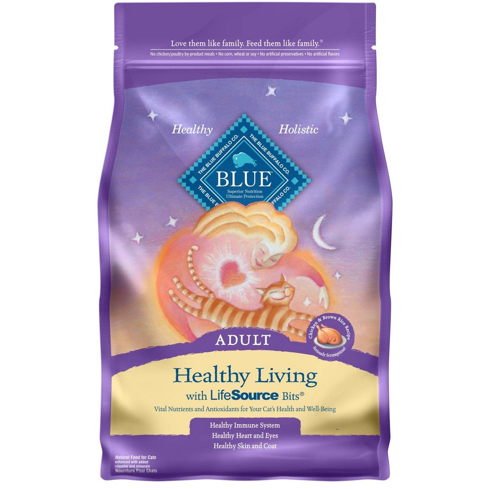 UPC 859610000197 product image for Blue Buffalo Healthy Living Chicken & Brown Rice Recipe Adult Premium Dry Cat Fo | upcitemdb.com