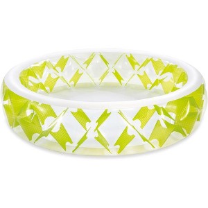 Inflatable Swim Center Pinwheel Pool - Green, 90" x 22", Vibrant and Durable Outdoor Fun for Kids, Holds 182 Gallons of Water. Luminuxe - 1 of 4