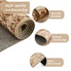 coucheta Multi-size Washable Area Rug, Modern Abstract Non-Slip Soft Low Pile Non Shedding Print Pattern Carpet, for Living Room, Bedroom, Dining - 4 of 4