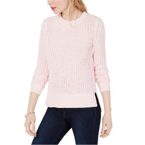 maison Jules Womens Chenille Pullover Sweater, Pink, XX-Small - 1 of 1