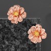 Ross-Simons Italian 18kt 2-Tone Gold Flower Earrings - 3 of 4