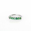 Jewelry Avalanche Unisex 20G 14K Gold Emerald Nose Hoop, 6mm(1/4") Nose Ring - 4 of 4