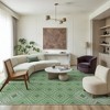 Abynow Floral Loomed Machine Washable Area Rug, GREEN, 8' x 10' - 2 of 4