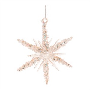 Beaded Glass Star Ornament (Set of 6) - 1 of 3
