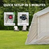 ORRD  Hot Tent with Stove Jack | 8m² Inflatable Camping Tent | 5 Min Setup for 4-6 Person, 4 Season Glamping - 3 of 4