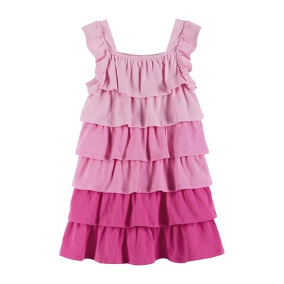 Andy & Evan Toddler Pink Tiered Dress.., Size 3t : Target