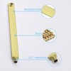 SEVOBAL Shower Faucets, Complete Wall Mounted Shower System with Rainfall and Handheld Shower Head, Gold, 21.06"*14.57"*6.3" - 2 of 4