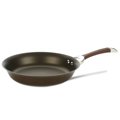 Circulon Symmetry 11" Nonstick Open Frying Pan: Hard Anodized, Dishwasher-Safe, Induction Compatible, Chocolate Brown
