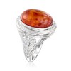 Ross-Simons Amber Ring in Sterling Silver - 3 of 4