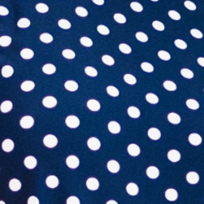 navy polka dot