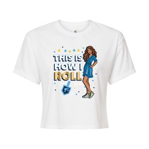Women's Barbie Holidays Cropped Graphic T-Shirt - White - 2 X-Large - 1 of 4