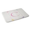 Deny Designs April Lane Art Simple Bow Monogram Memory Foam Bath Mat - 2 of 4