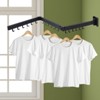 YIYIBYUS Clothes Drying Rack, Clothes Hanger Rack, Wall Mounted Clothes Rack - 2 of 4