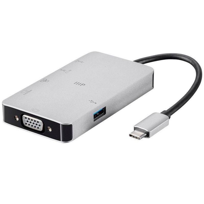 Monoprice USB-C to HDMI | (4k/60hz), Aluminum Alloy Shell, Nickel Plated Connector Adaptor - Consul Series, 1 of 7
