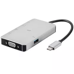 Monoprice USB-C to HDMI | (4k/60hz), Aluminum Alloy Shell, Nickel Plated Connector Adaptor - Consul Series