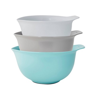 12pc (set of 6) Plastic Mixing Bowl Set with Lids - Figmint™