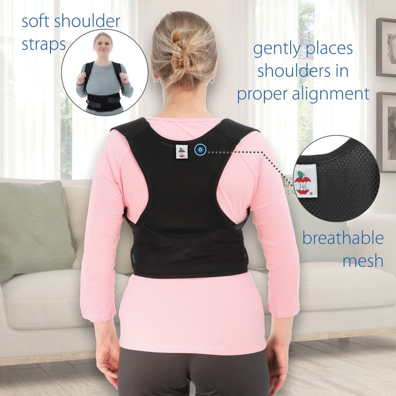 Core Products Posture Corrector, Black, 4 of 10