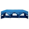 10x30 FT Heavy-Duty Pop-Up Canopy Tent with Sidewalls, UV Protection, Adjustable Height, Portable Wheeled Bag, for Outdoor Events-Coolbibila - 2 of 4