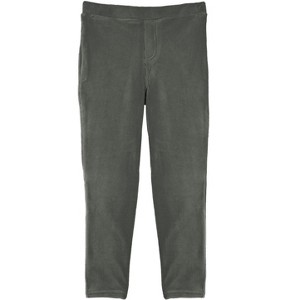 Memoi Girls' Thin Ribbed Comfort Stretch Cotton Blend Leggings - 1 of 2