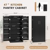 Celebalcony 47.24'' Kitchen Pantry Black - 4 of 4