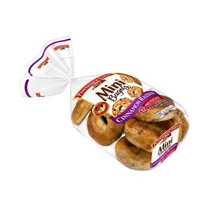Pepperidge Farm Cinnamon Raisin Mini Bagels - 17oz/12ct