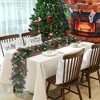 9ft Lighted Christmas Garland, Artificial Pre Lit Xmas Garland Decorations - 4 of 4
