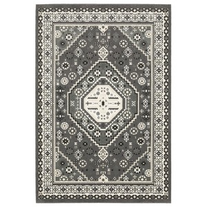 Oriental Weavers Raylan RAY02 Grey/ Ivory Indoor Area Rug - 6'7" x 9'6" - 1 of 4