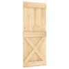 VidaXL Door NARVIK 33.5"x82.7" Solid Wood Pine - 2 of 4